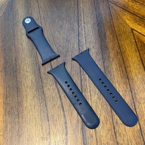 38mm 40mm Silicone Apple Brand Smartwatch Band in Blue